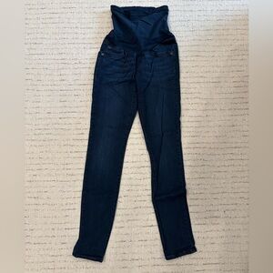 Women's Dark Blue Maternity Jeans